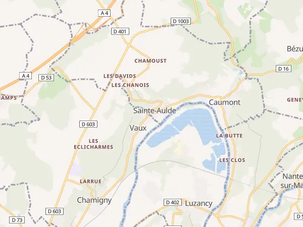 Plan de Sainte-Aulde