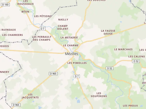 Plan de Mézilles