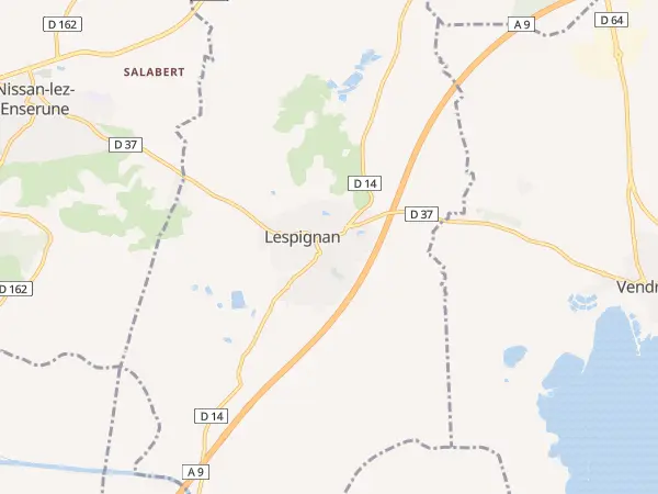 Plan de Lespignan