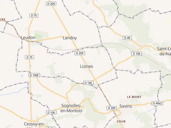 Plan de Lizines