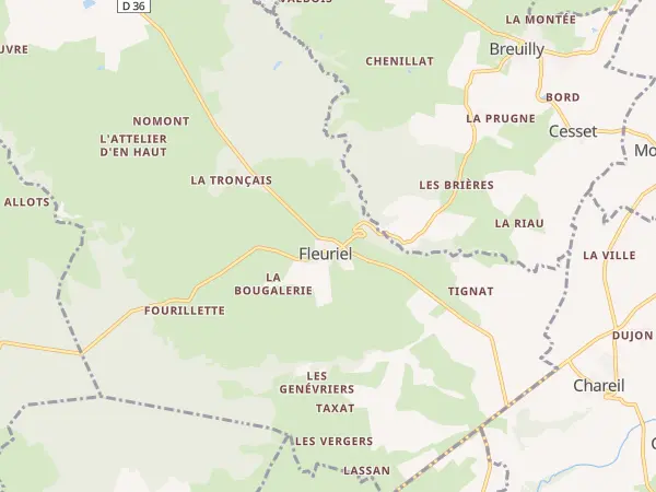Plan de Fleuriel
