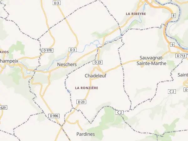 Plan de Chadeleuf