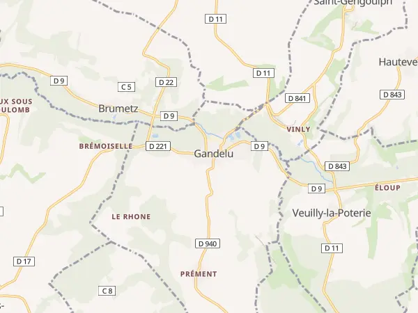 Plan de Gandelu