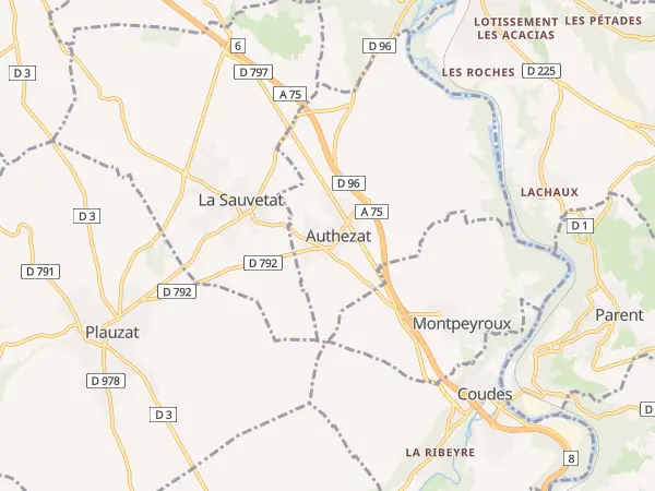 Plan de Authezat