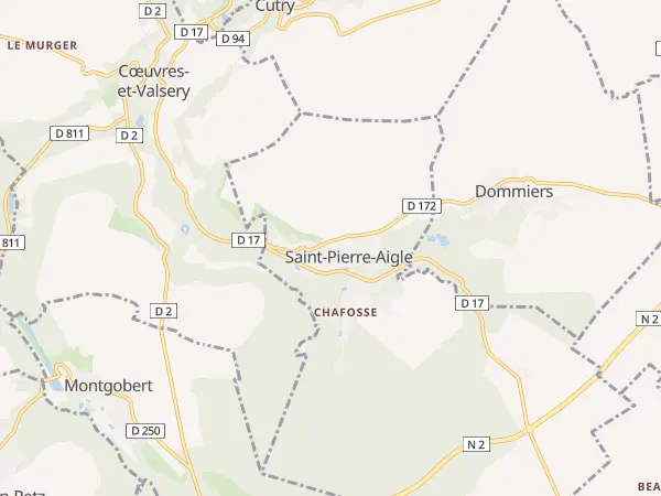 Plan de Saint-Pierre-Aigle