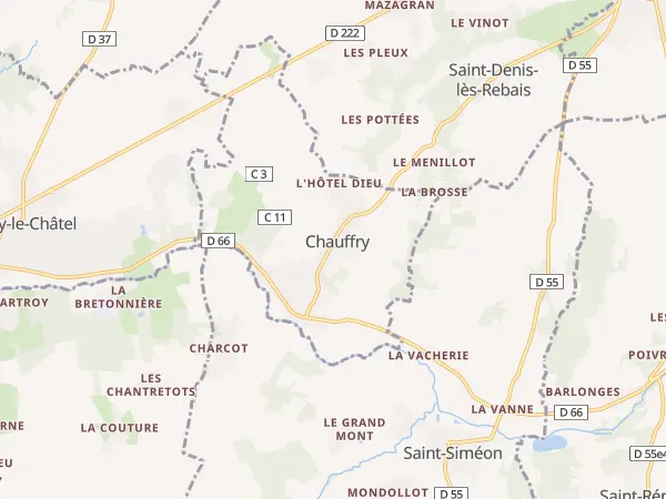 Plan de Chauffry
