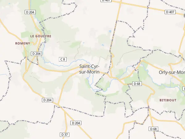 Plan de Saint-Cyr-sur-Morin