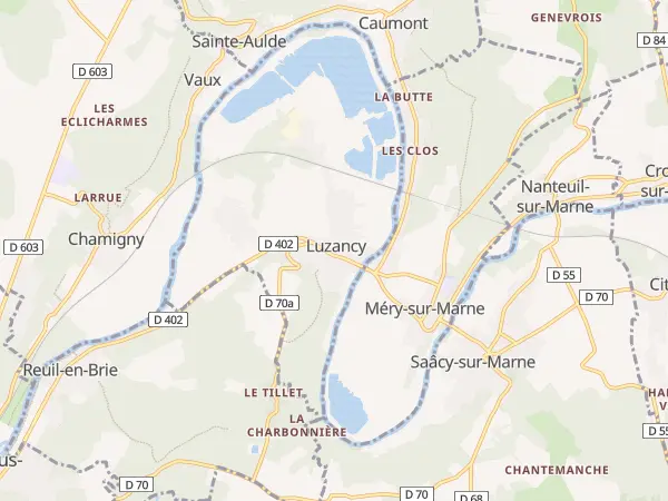 Plan de Luzancy