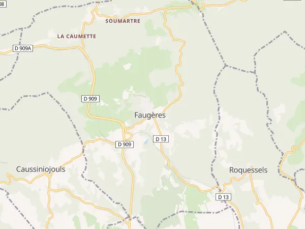 Plan de Faugères