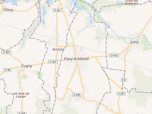Plan de Flavy-le-Martel