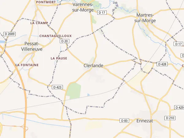 Plan de Clerlande