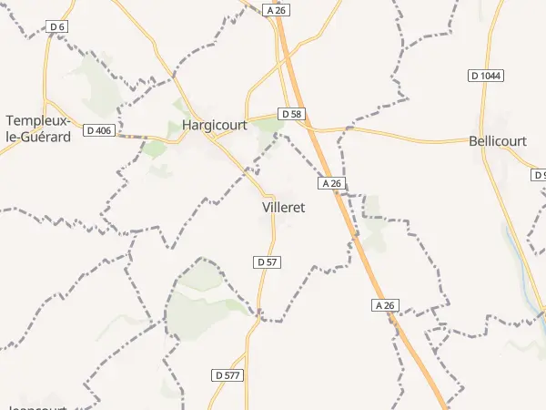 Plan de Villeret