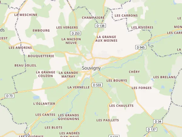 Plan de Souvigny