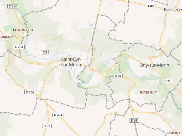 Plan de Saint-Ouen-sur-Morin