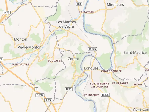 Plan de Corent