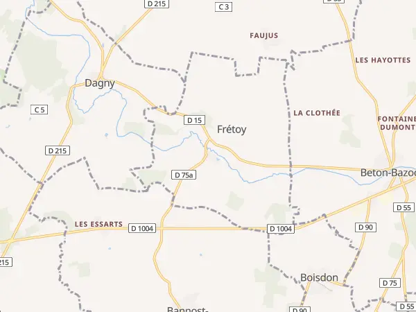 Plan de Frétoy