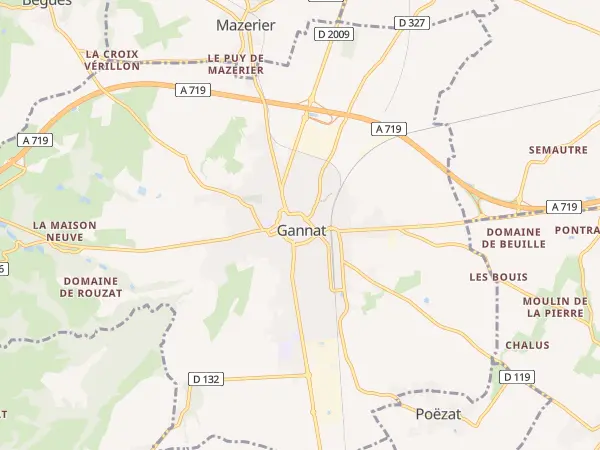 Plan de Gannat