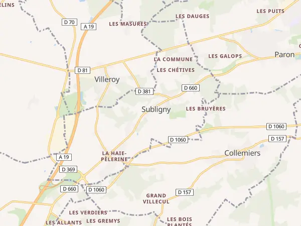 Plan de Subligny
