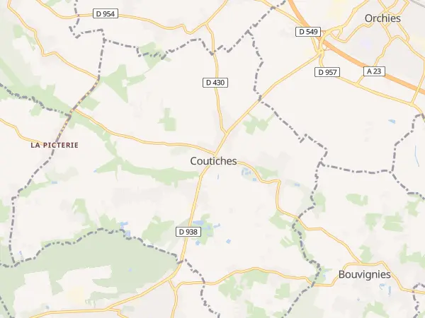 Plan de Coutiches