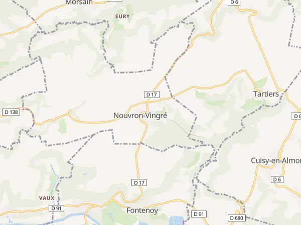 Plan de Nouvron-Vingré