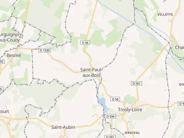 Plan de Saint-Paul-aux-Bois