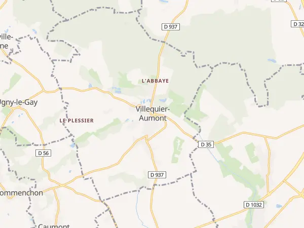 Plan de Villequier-Aumont