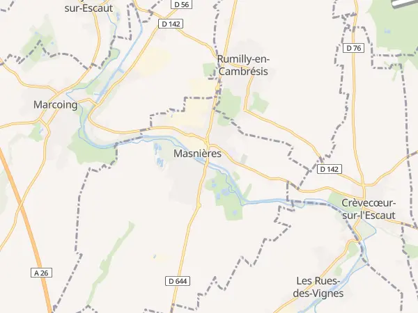 Plan de Masnières