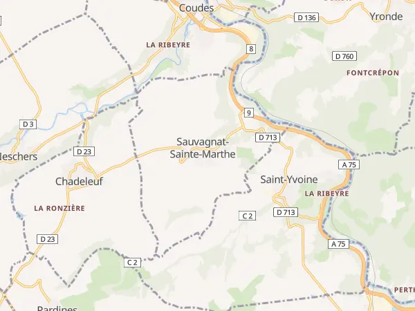 Plan de Sauvagnat-Sainte-Marthe