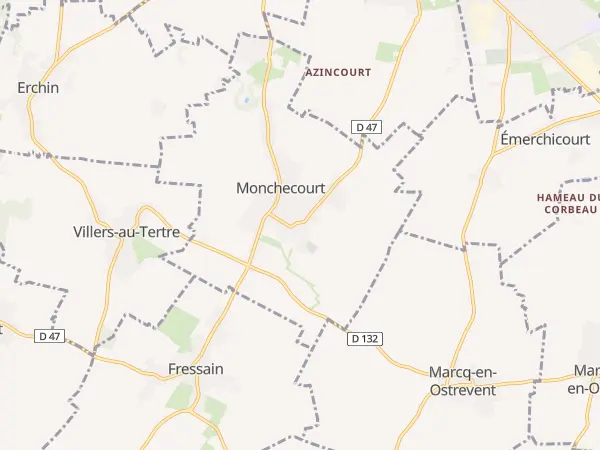 Plan de Monchecourt