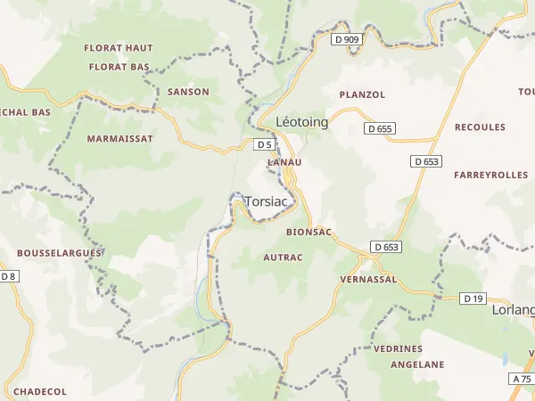 Plan de Torsiac