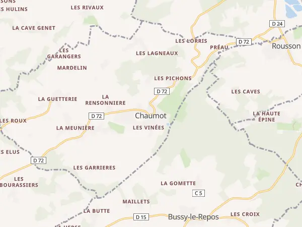 Plan de Chaumot