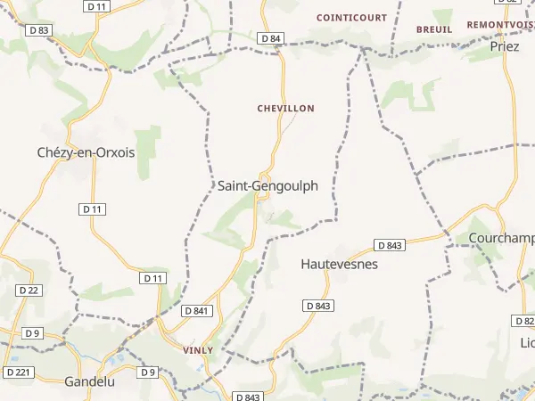 Plan de Saint-Gengoulph