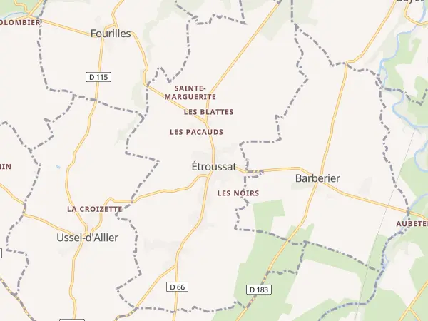 Plan de Étroussat