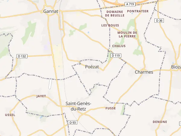 Plan de Poëzat
