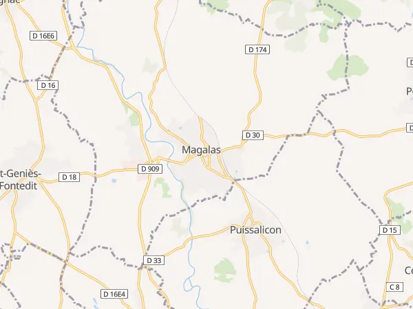 Plan de Magalas