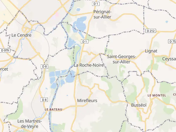 Plan de La Roche-Noire