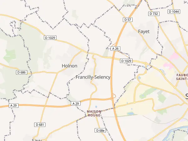 Plan de Francilly-Selency