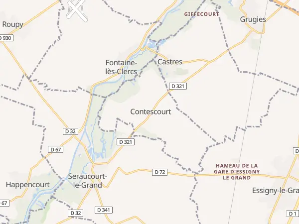 Plan de Contescourt