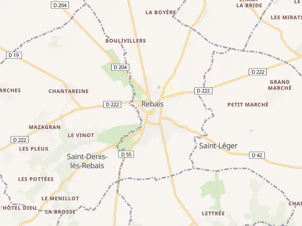 Plan de Rebais