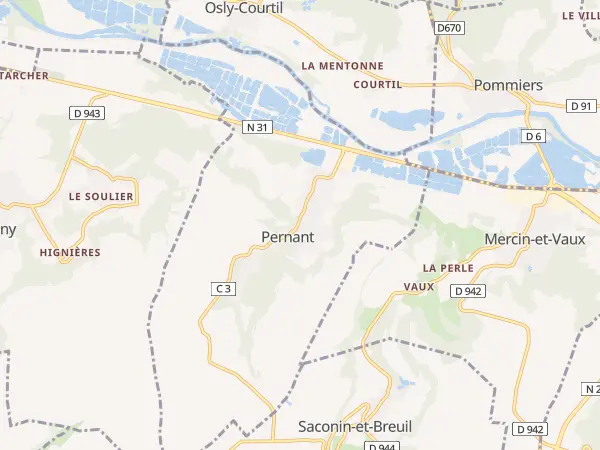 Plan de Pernant