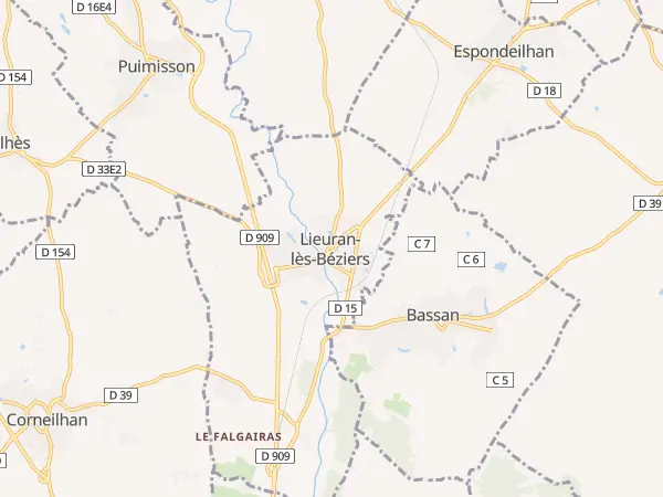 Plan de Lieuran-lès-Béziers