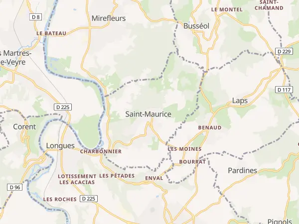 Plan de Saint-Maurice