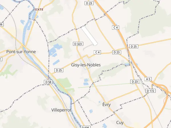 Plan de Gisy-les-Nobles