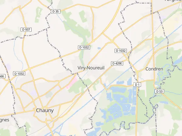 Plan de Viry-Noureuil