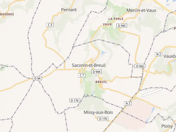 Plan de Saconin-et-Breuil