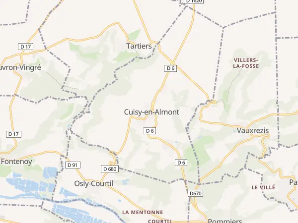 Plan de Cuisy-en-Almont
