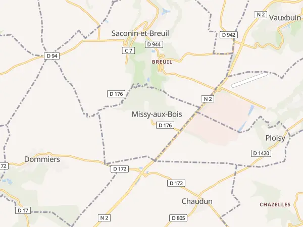 Plan de Missy-aux-Bois