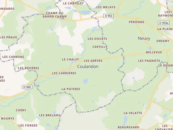 Plan de Coulandon