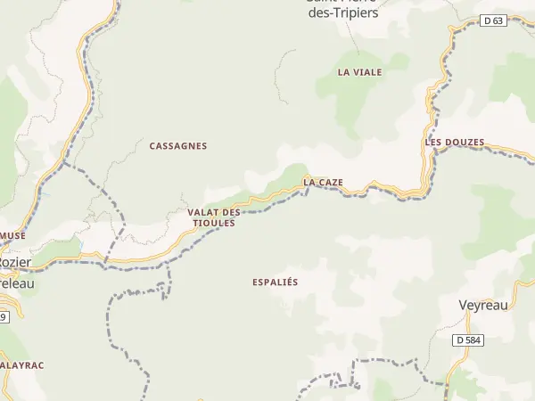 Plan de Saint-Pierre-des-Tripiers