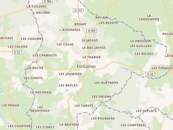 Plan de Fontaines